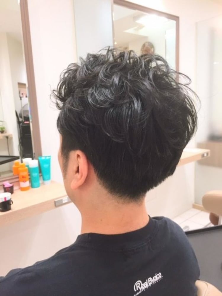 外人風メンズショート ヘアカタログ Ash 八王子みなみ野店 粕谷 直希