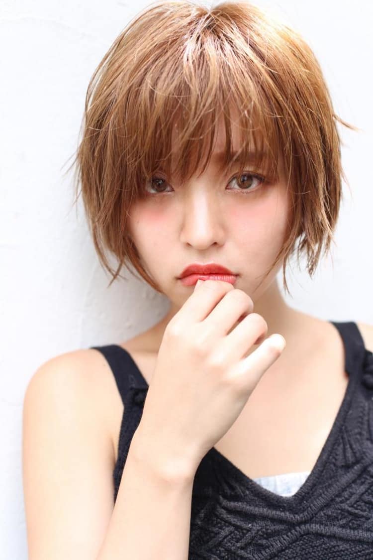 洗いざらし風ショート ヘアカタログ Ash 中目黒店 高橋 臣介 ヘアサロン 美容院 Ash オフィシャルサイト