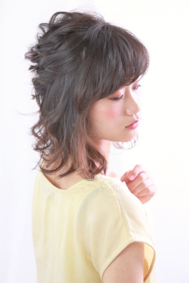ボブでもかわいくモテハーフアップヘアカタログ ヘアサロン美容
