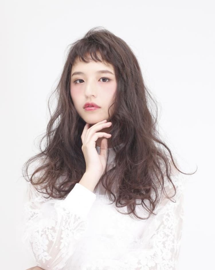 ベビーバング ほつれウェーブ ヘアカタログ Ash 二子玉川店 亀山 直紀 ヘアサロン 美容院 Ash オフィシャルサイト