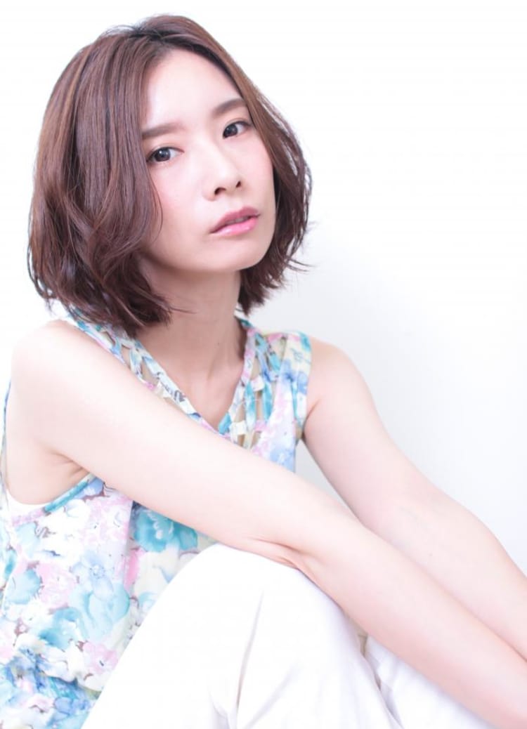 セミウェットカールボブ ヘアカタログ Ash 自由が丘店 鈴木 初穂 ヘアサロン 美容院 Ash オフィシャルサイト