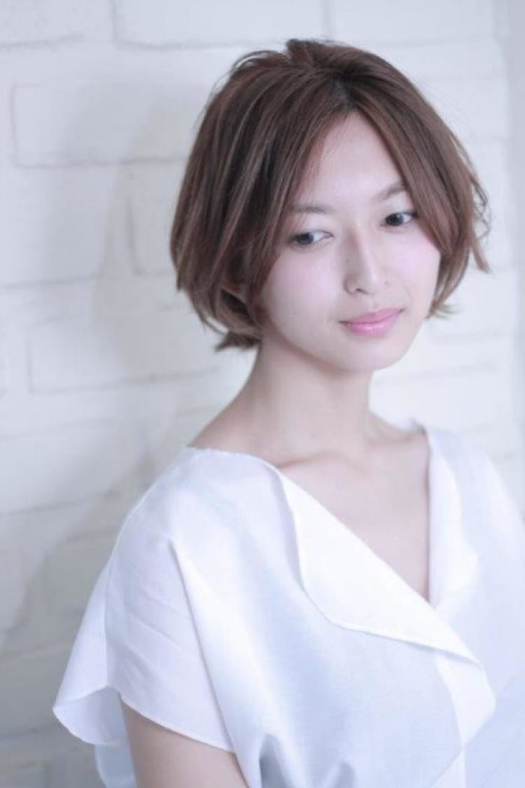 ノーバング大人ショートボブ ヘアカタログ Ash 永福町店 町田 晴美 ヘアサロン 美容院 Ash オフィシャルサイト