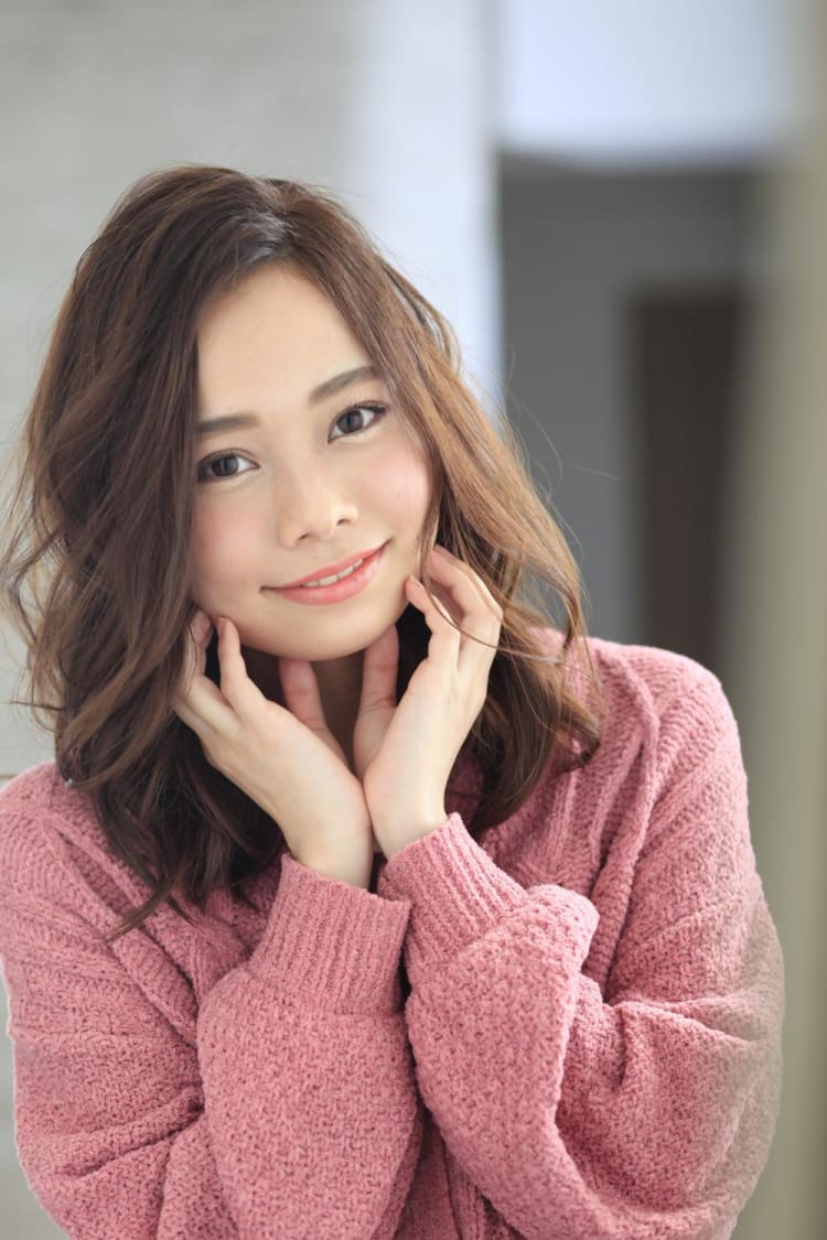 ラフな外ハネ 内巻きmix美人ロング ヘアカタログ Ash 中野店 関本 純一 ヘアサロン 美容院 Ash オフィシャルサイト