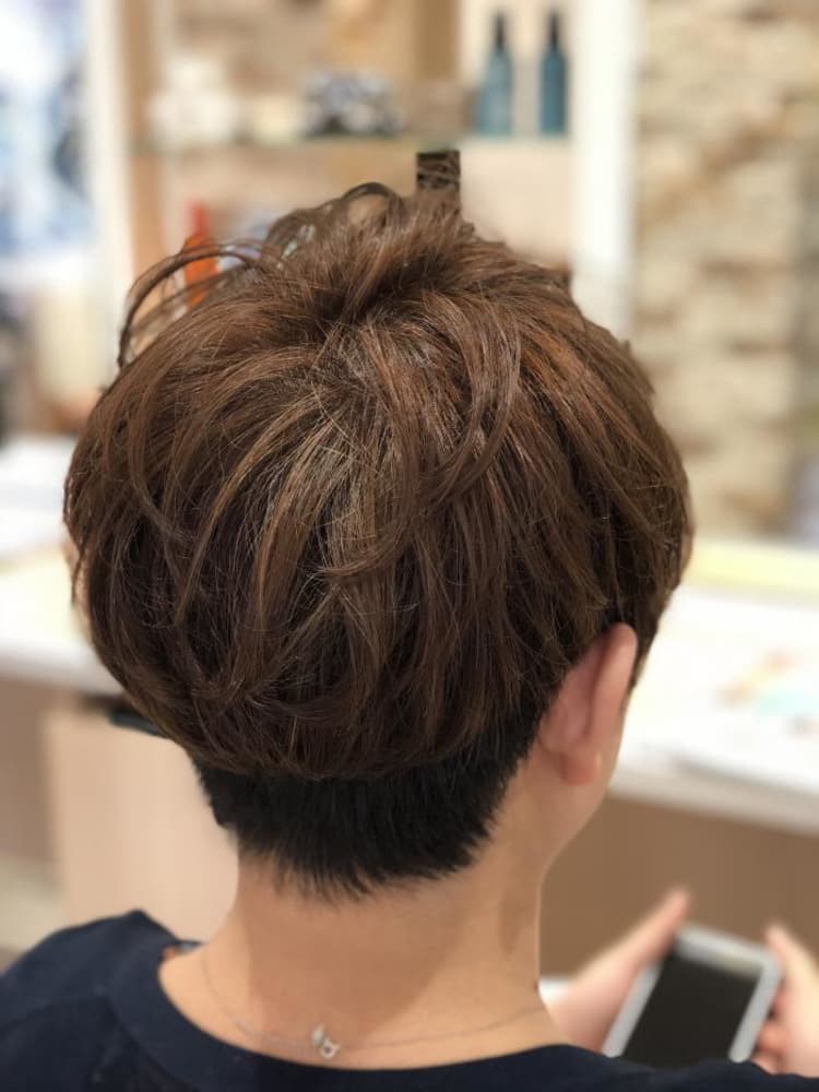 大人ツーブロックショートボブ ヘアカタログ Ash 町田駅前通り店 大工園 知広 ヘアサロン 美容院 Ash オフィシャルサイト