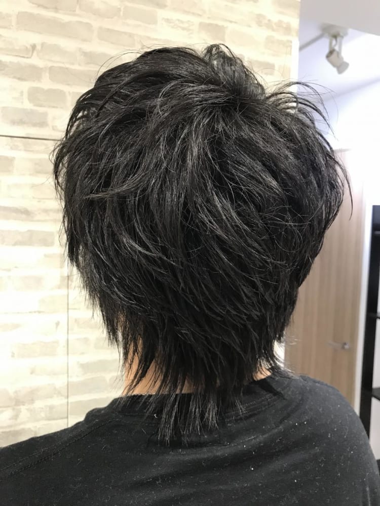 メンズ ウルフレイヤー 束間 ヘアカタログ Ash 高円寺店 山口 直人 ヘアサロン 美容院 Ash オフィシャルサイト