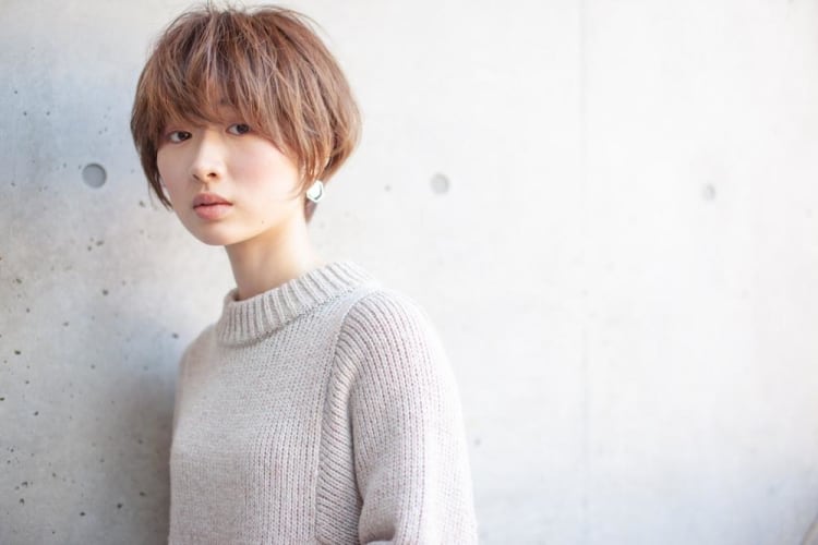 骨格矯正 大人可愛い耳掛けショートボブ ヘアカタログ Ash 池袋店 栢菅 夏樹 ヘアサロン 美容院 Ash オフィシャルサイト