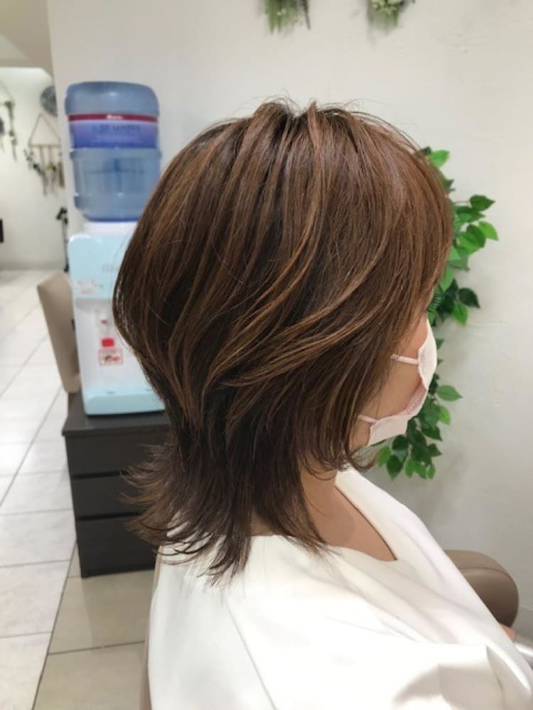 ミディアムウルフレイヤー ヘアカタログ Ash 国立店 横山 真由美 ヘアサロン 美容院 Ash オフィシャルサイト ミディアムウルフレイヤー ヘアカタログ Ash 国立店 横山 真由美 ヘアサロン 美容院 Ash オフィシャルサイト