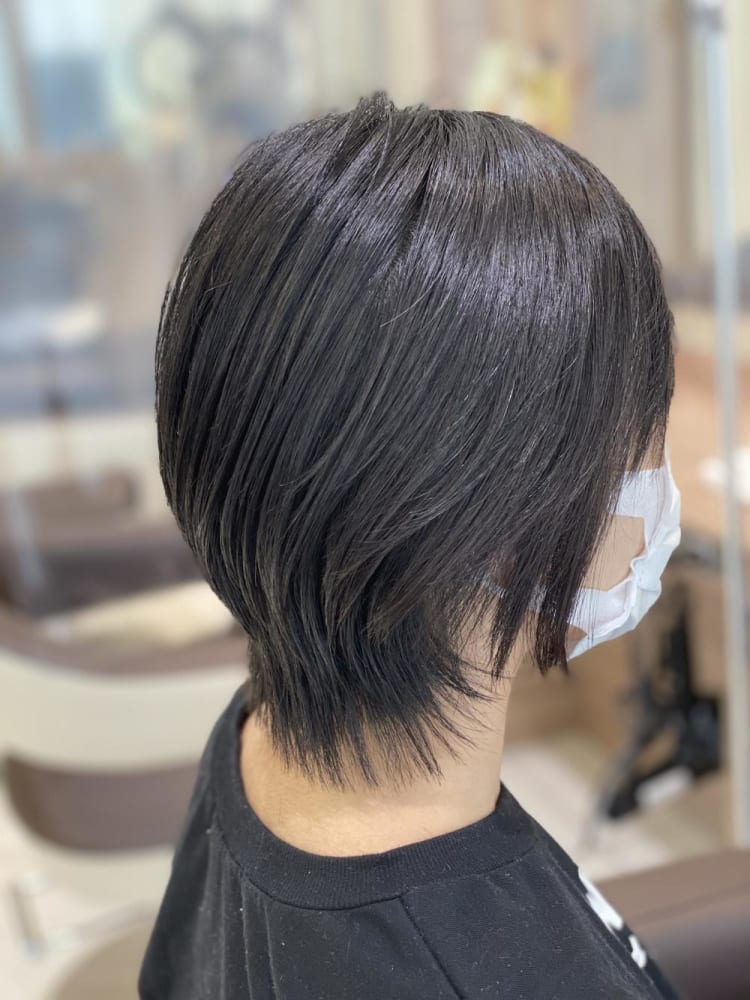 ナチュラル縮毛矯正 ミディアムレイヤー ヘアカタログ Ash 永福町店 宮崎 豪 ヘアサロン 美容院 Ash オフィシャルサイト