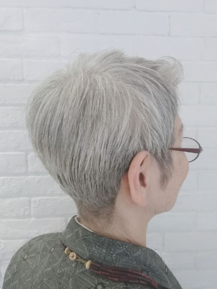 ミセスボリュームショート ヘアカタログ Ash 石神井公園店 福嶌 晋作 ヘアサロン 美容院 Ash オフィシャルサイト