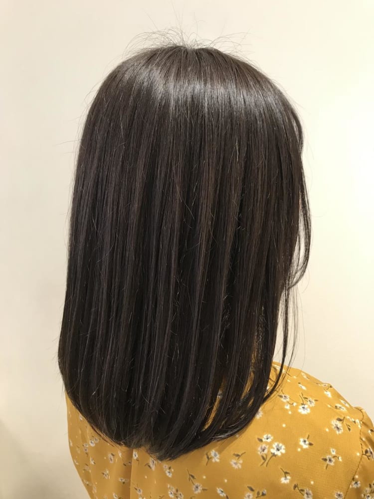 黒染めじゃないダークカラー ヘアカタログ Ash 分倍河原店 関屋 ひかる ヘアサロン 美容院 Ash オフィシャルサイト