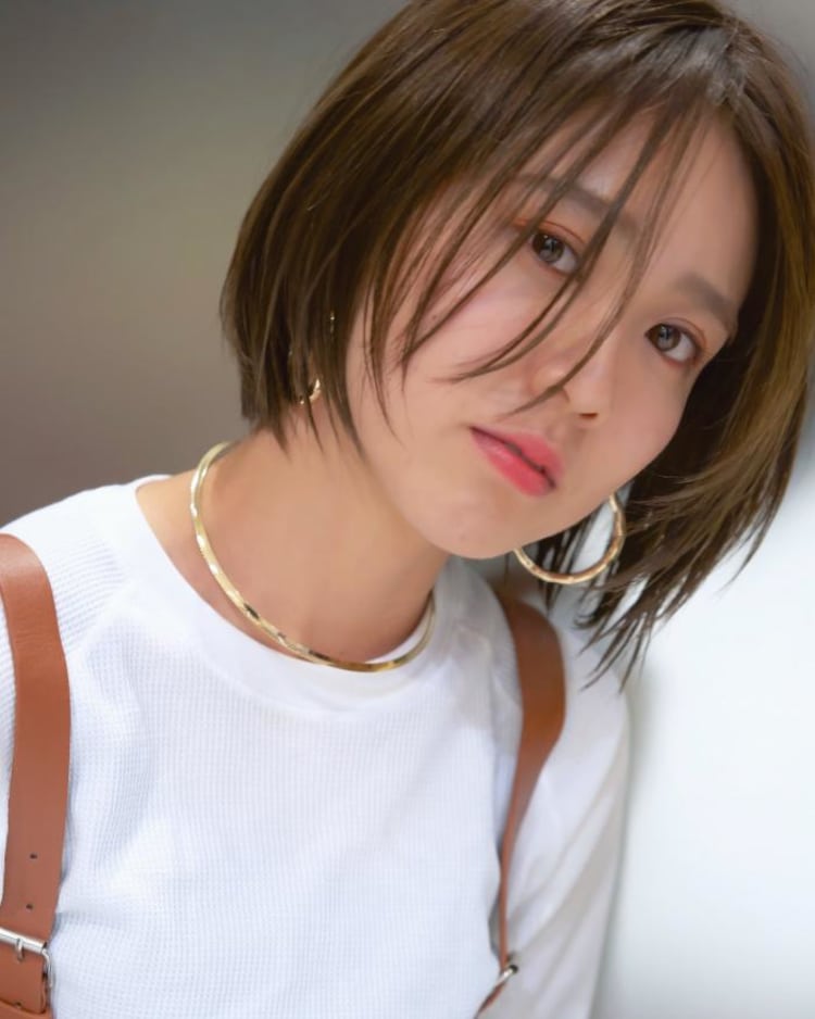 ストレートショート イルミナヌード ヘアカタログ Ash 元住吉店 植本 琢 ヘアサロン 美容院 Ash オフィシャルサイト
