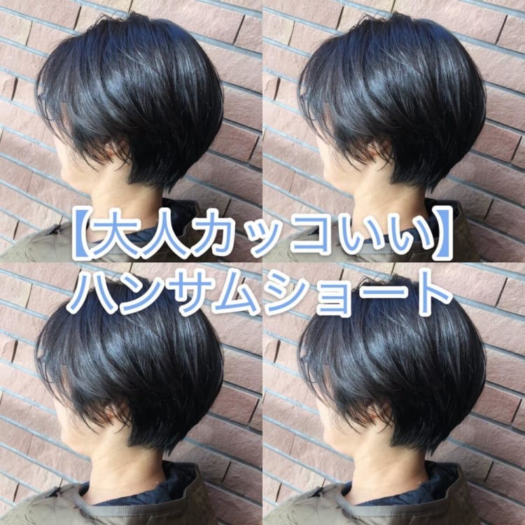 大人カッコいい ハンサムショート ヘアカタログ Ash 大泉学園店 真木 敬義 ヘアサロン 美容院 Ash オフィシャルサイト