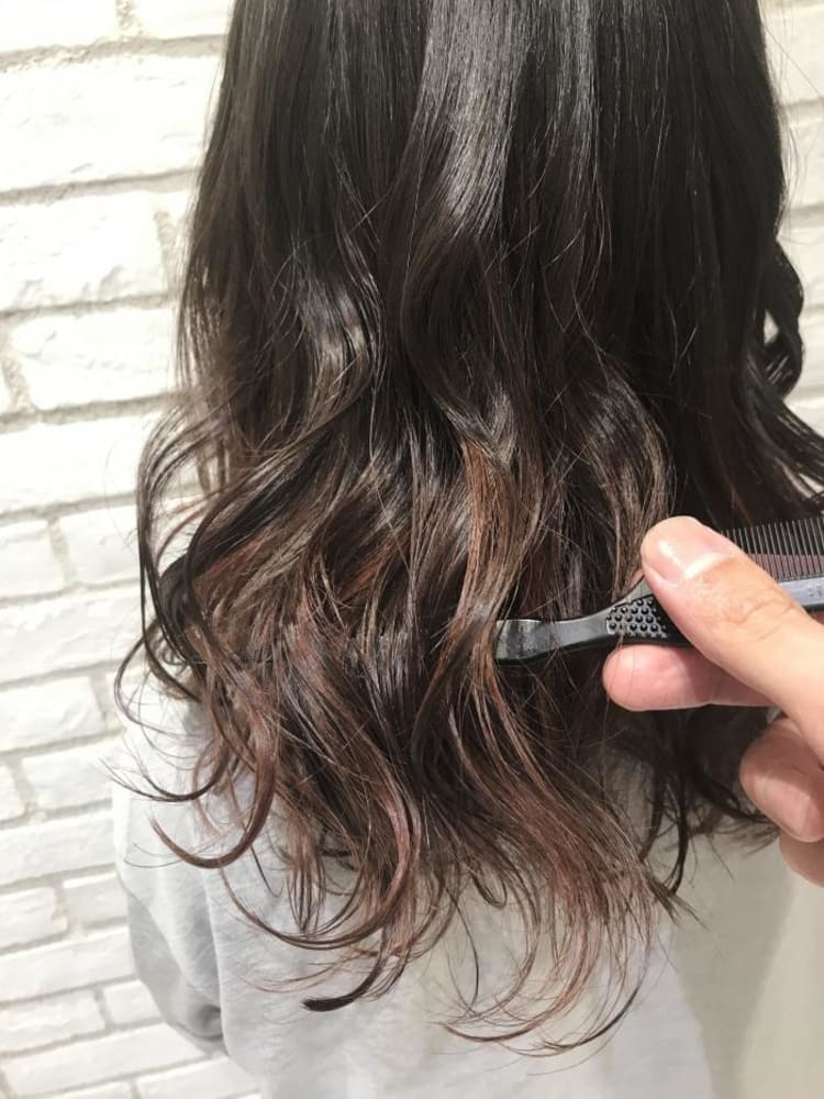 ハイライトカラー パープルグラデーションカラー ヘアカタログ Ash 戸田公園店 花木 洋斗 ヘアサロン 美容院 Ash オフィシャルサイト