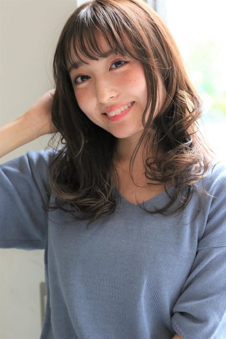 ふんわりウェーブロング ヘアカタログ Ash 阿佐ヶ谷店 小堀 徹 ヘアサロン 美容院 Ash オフィシャルサイト