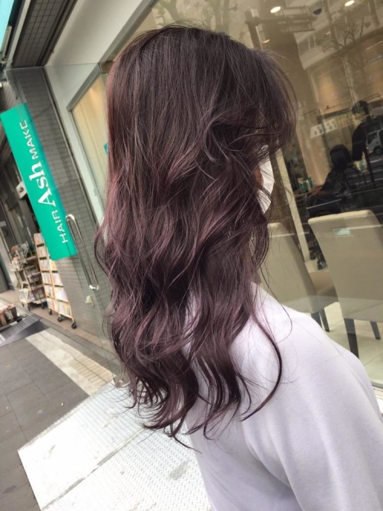 ラベンダーグレージュグラデーション ヘアカタログ Ash 川崎店 秋田 進吾 ヘアサロン 美容院 Ash オフィシャルサイト