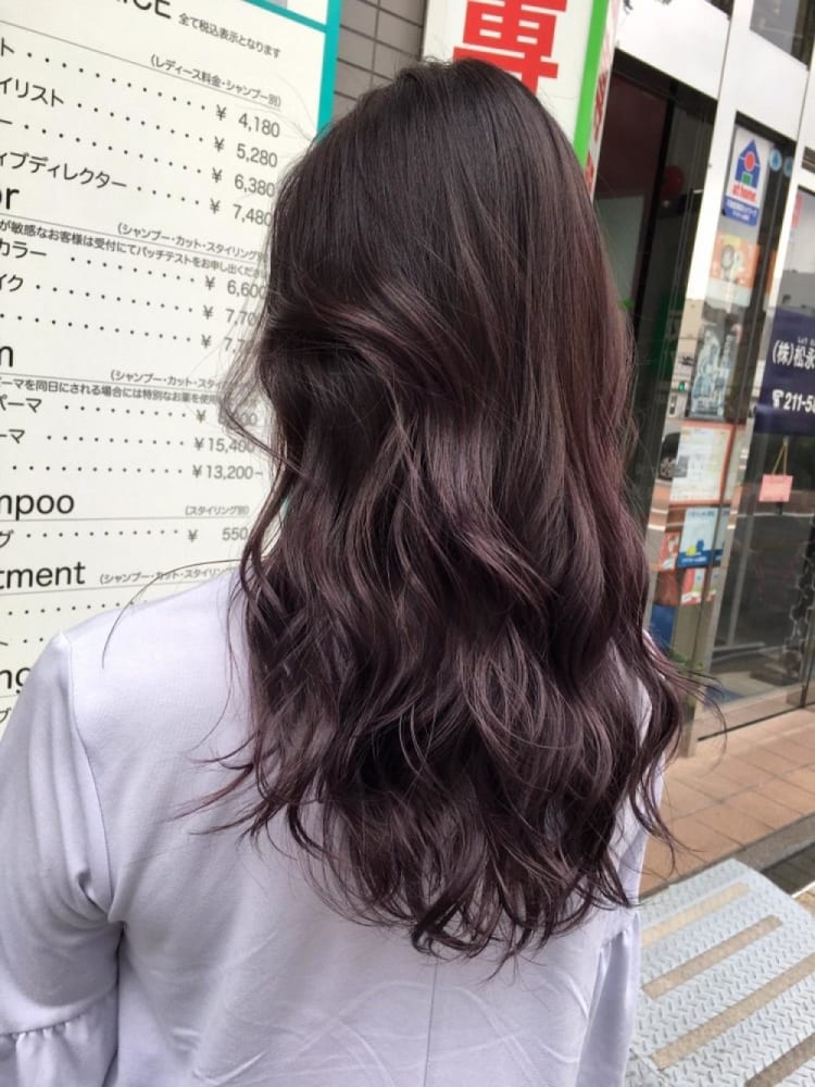 ラベンダーグレージュグラデーション ヘアカタログ Ash 川崎店 秋田 進吾 ヘアサロン 美容院 Ash オフィシャルサイト