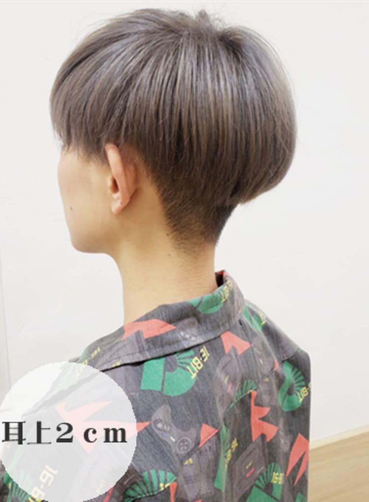 透明感あふれる色 シアカラー ショート ヘアカタログ Ash 亀戸店 津山 薫 ヘアサロン 美容院 Ash オフィシャルサイト