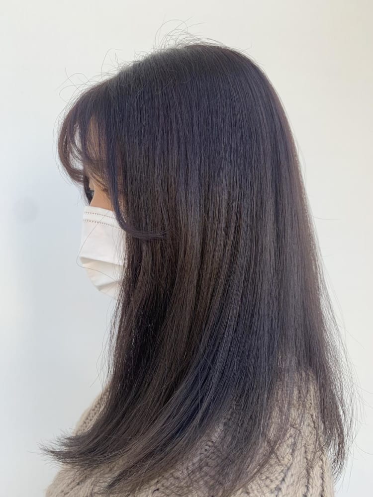 ダークアッシュ フェザーバング ヘアカタログ Ash 豊田店 中武 優 ヘアサロン 美容院 Ash オフィシャルサイト