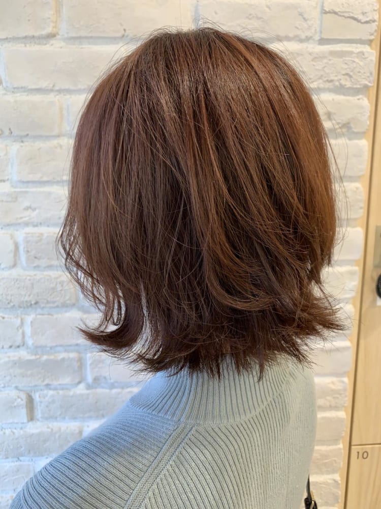 外ハネレイヤーボブ ヘアカタログ Ash 成瀬店 後藤田 雅人 ヘアサロン 美容院 Ash オフィシャルサイト