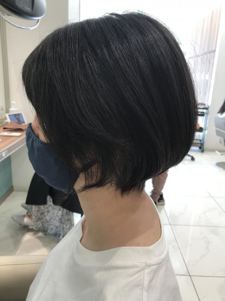 重めショートボブ ヘアカタログ Ash 川崎店 鈴木 和也 ヘアサロン 美容院 Ash オフィシャルサイト