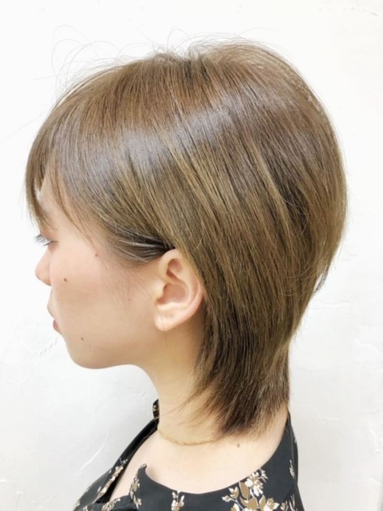 レイヤーショート 吉瀬美智子風 ヘアカタログ Beautrium 七里ヶ浜