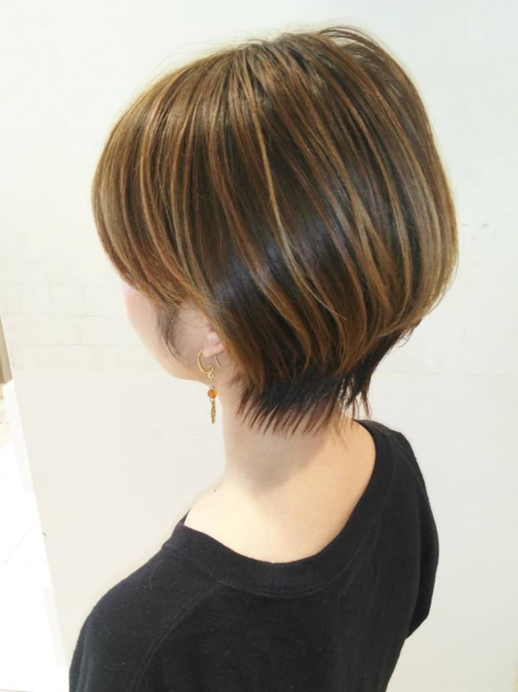 ショートボブ ヘアカタログ Ash 長津田店 高橋 潤 ヘアサロン 美容院 Ash オフィシャルサイト