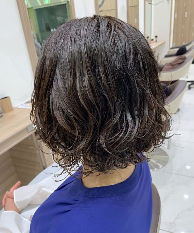 ボブパーマ ヘアカタログ Ash 立川店 奈良崎 和弘 ヘアサロン 美容院 Ash オフィシャルサイト