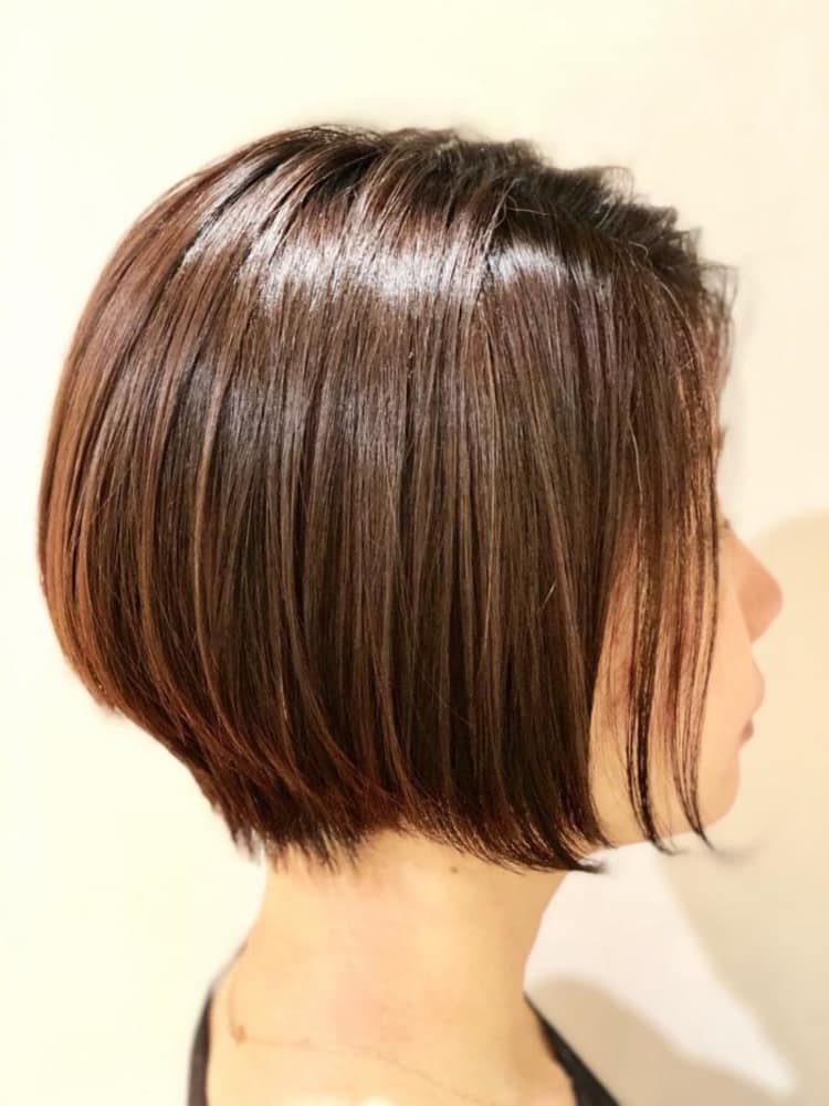 代 40代の女性にオススメ 簡単セット ショートボブ ヘアカタログ Ash 武蔵境店 久田 憲 ヘアサロン 美容院 Ash オフィシャルサイト