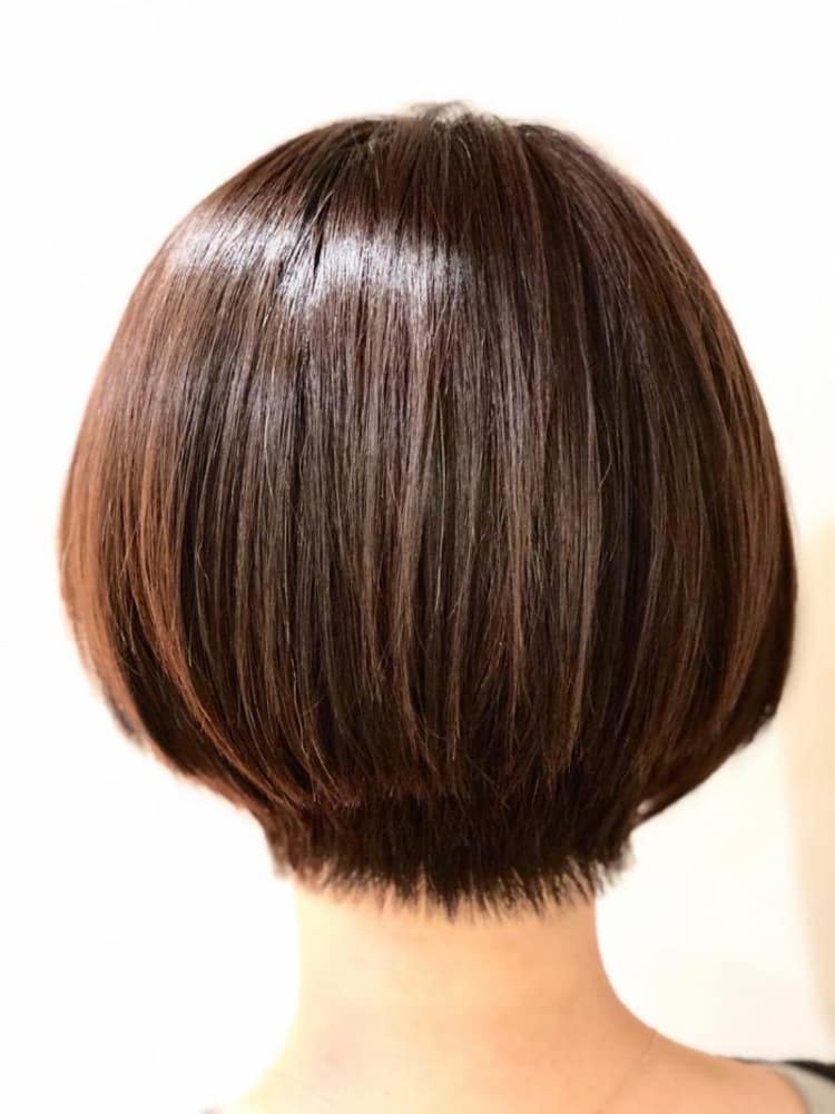 代 40代の女性にオススメ 簡単セット ショートボブ ヘアカタログ Ash 武蔵境店 久田 憲 ヘアサロン 美容院 Ash オフィシャルサイト