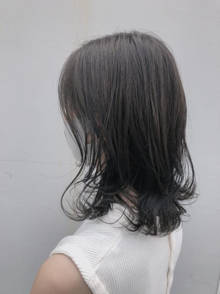 モノトーングレージュカラー デジタルパーマ ヘアカタログ Ash 鴨居店 村上 卓 ヘアサロン 美容院 Ash オフィシャルサイト