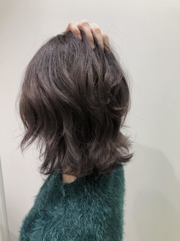 暗くても重すぎない パープルグレージュ ヘアカタログ Ash 豊田店 中武 優 ヘアサロン 美容院 Ash オフィシャルサイト