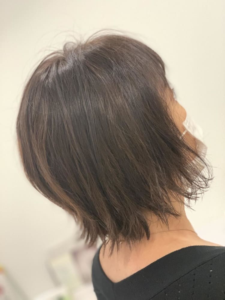 外ハネボブ｜ヘアカタログ Ash 町田駅前通り店 野村 朋美｜ヘアサロン・美容院｜Ash オフィシャルサイト