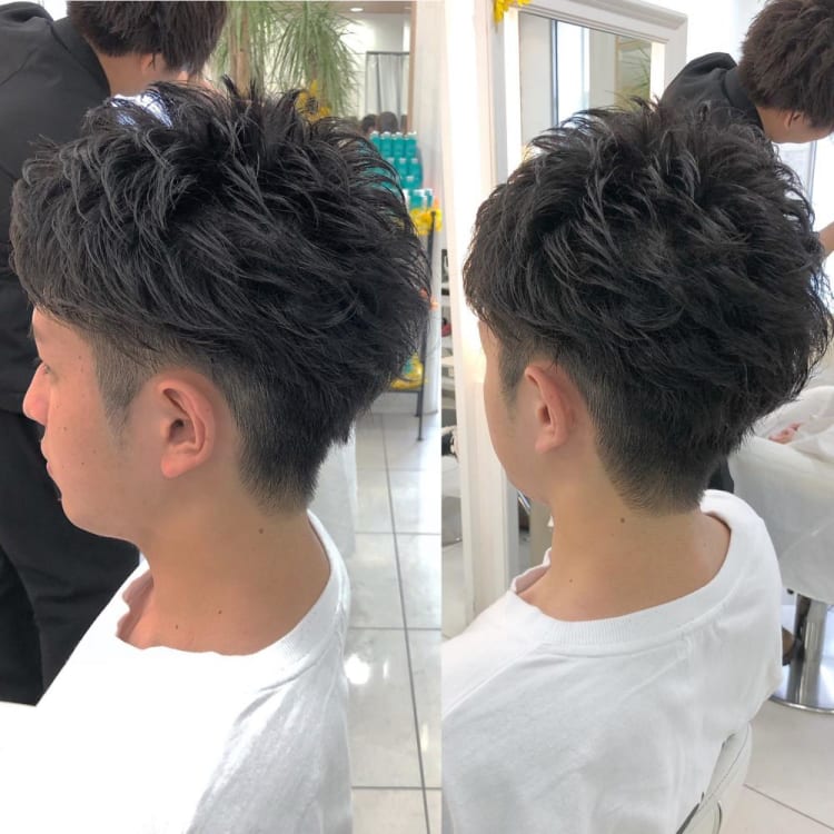 ツンツンする悩みも解決 かきあげパーマ ヘアカタログ Ash 小岩店 間宮 哲平 ヘアサロン 美容院 Ash オフィシャルサイト