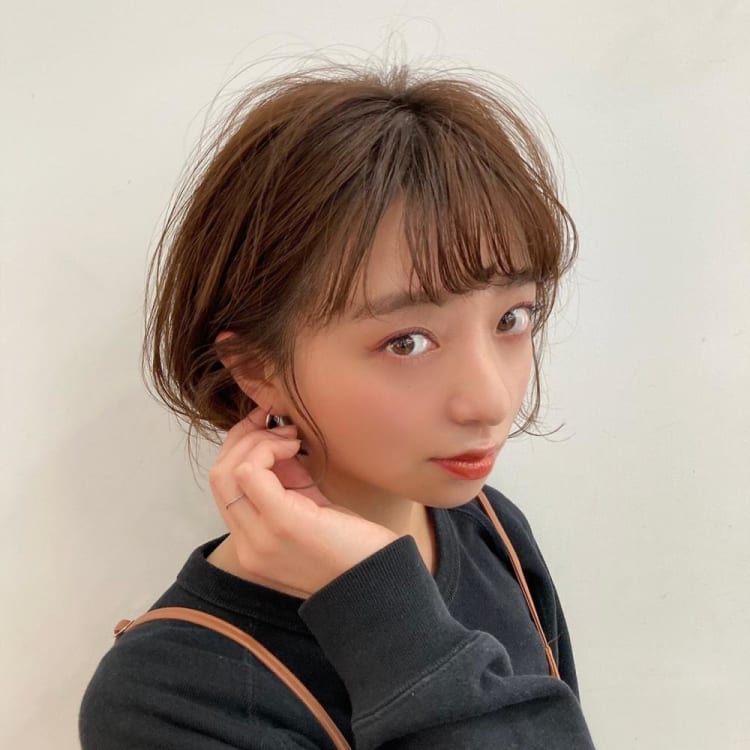 なれる美人顔 小顔ショートボブカット ヘアカタログ Ash 亀戸店 大杉 直樹 ヘアサロン 美容院 Ash オフィシャルサイト