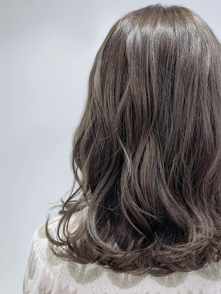 ブリーチ無しミルクティーグレージュ ヘアカタログ Ash 高円寺店 星野 玲奈 ヘアサロン 美容院 Ash オフィシャルサイト