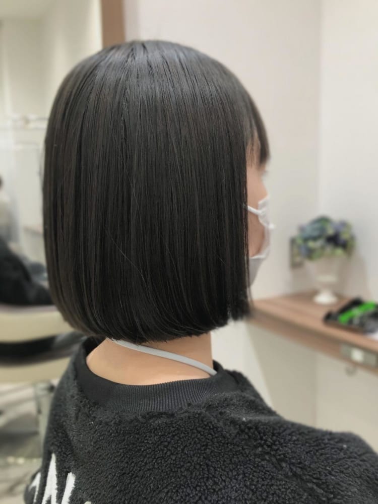 ナチュラルが1番可愛い シンプルミディ ボブ ヘアカタログ Ash 豊田店 高橋 美耶己 ヘアサロン 美容院 Ash オフィシャルサイト