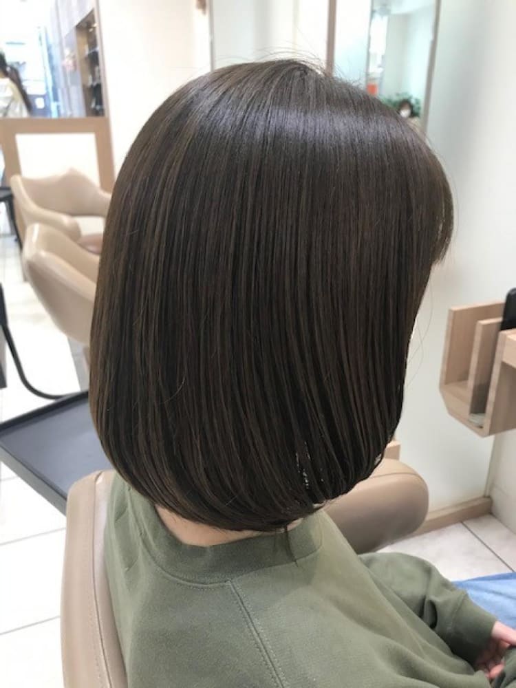 大人美髪ボブ ヘアカタログ Ash 国立店 横山 真由美 ヘアサロン 美容院 Ash オフィシャルサイト