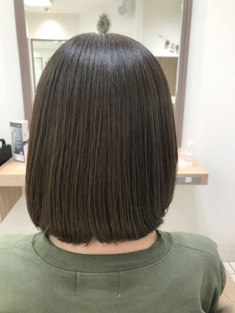 大人美髪ボブ ヘアカタログ Ash 国立店 横山 真由美 ヘアサロン 美容院 Ash オフィシャルサイト