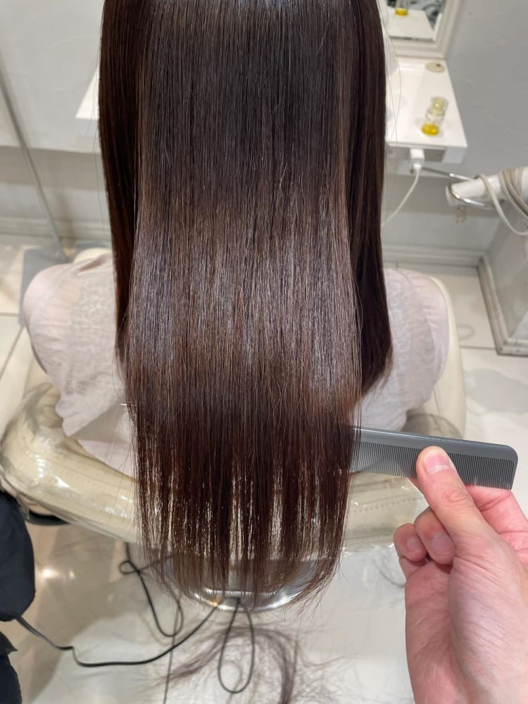 縮毛矯正 ロング ヘアカタログ Ash 武蔵小金井店 藤井 渉 ヘアサロン 美容院 Ash オフィシャルサイト