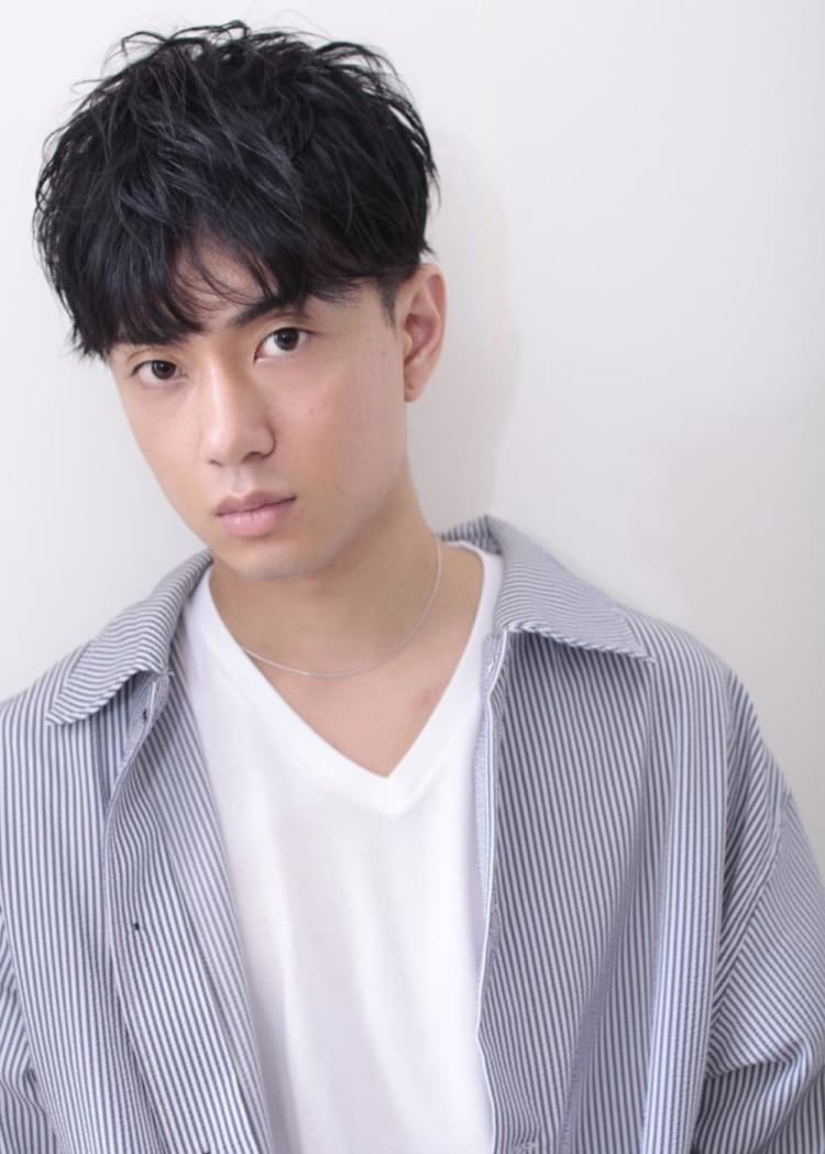 爽やかメンズ 無造作ツーブロックマッシュナチュラル黒髪 ヘアカタログ Ash 自由が丘店 遠藤 まりえ ヘアサロン 美容院 Ash オフィシャルサイト