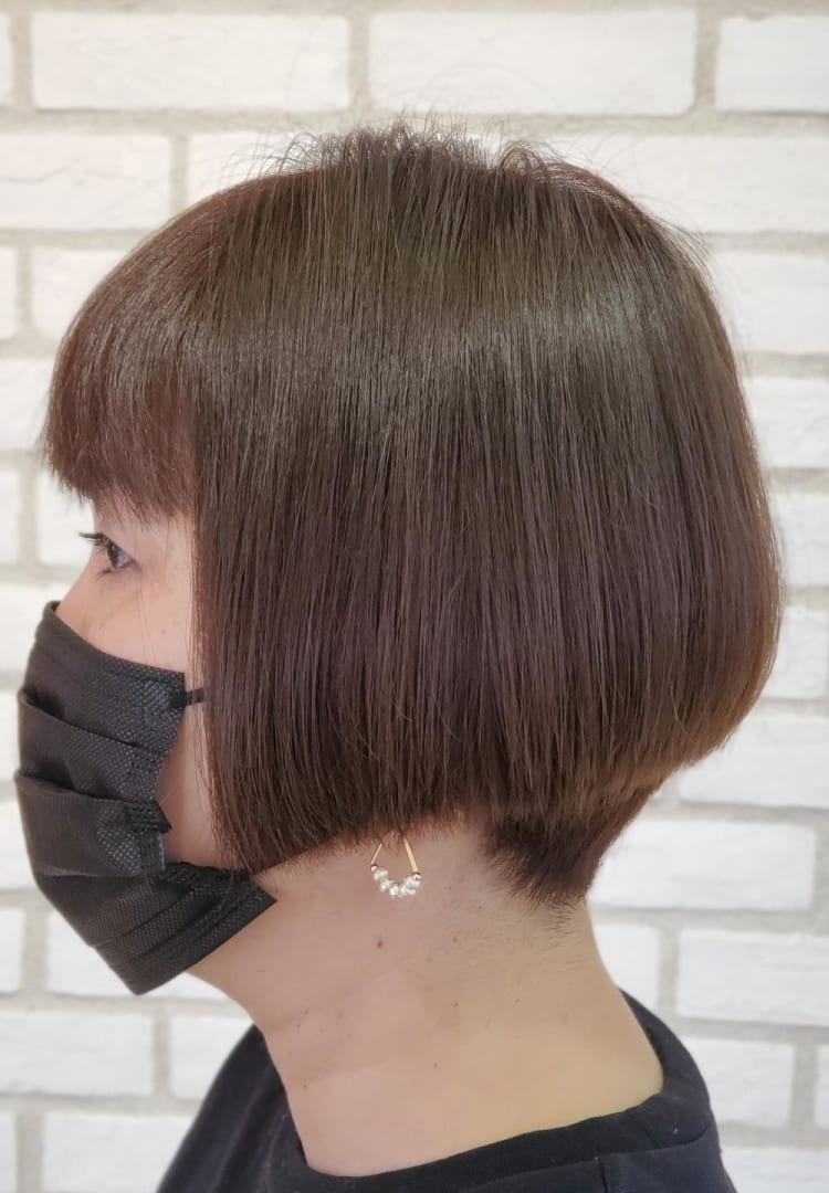 クラシックグラデーションボブ ヘアカタログ Ash 十日市場店 秋田 健太郎 ヘアサロン 美容院 Ash オフィシャルサイト