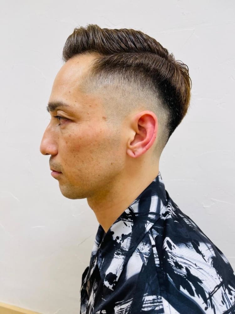 バーバースタイル ０mm ミドルフェード ヘアカタログ Ash 瑞江店 少路 優希 ヘアサロン 美容院 Ash オフィシャルサイト