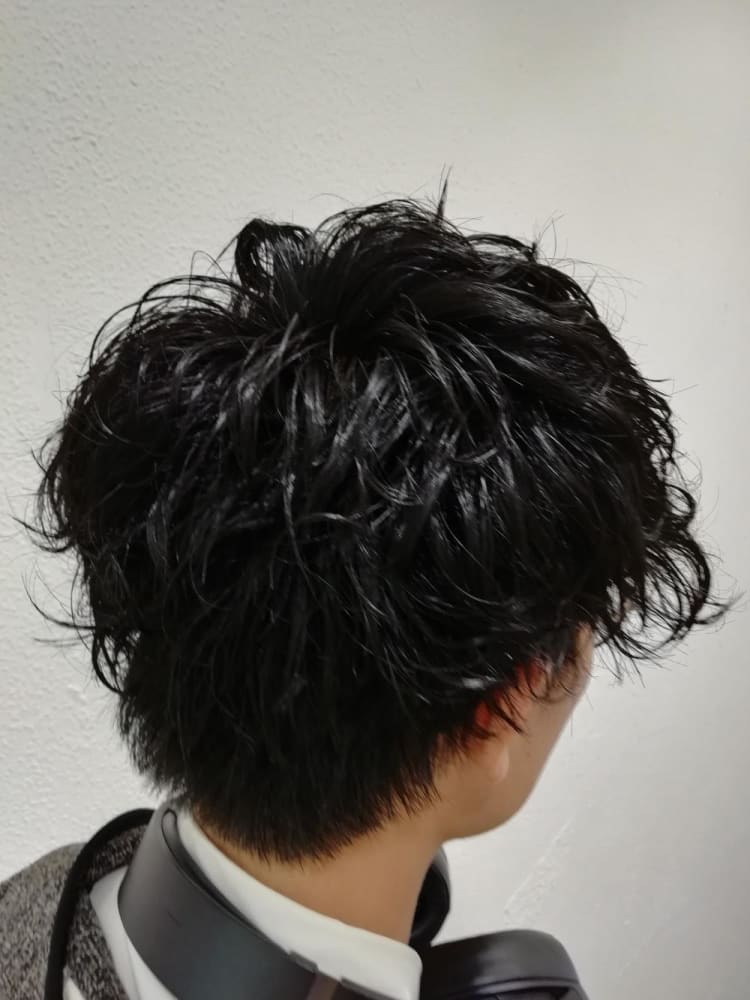 スパイラルパーマ メガネ ヘアカタログ Ash 元住吉店 木村 和人 ヘアサロン 美容院 Ash オフィシャルサイト