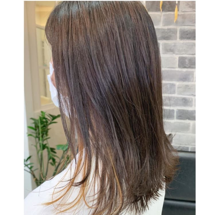 インナーカラー ヘアカタログ Ash 淵野辺店 上原 千佳 ヘアサロン 美容院 Ash オフィシャルサイト