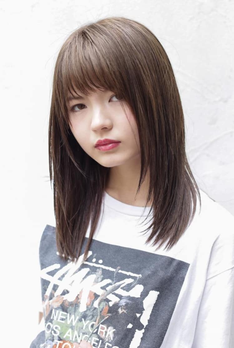 ナチュラルレイヤーストレート ヘアカタログ Ash 中目黒店 高橋 臣介 ヘアサロン 美容院 Ash オフィシャルサイト