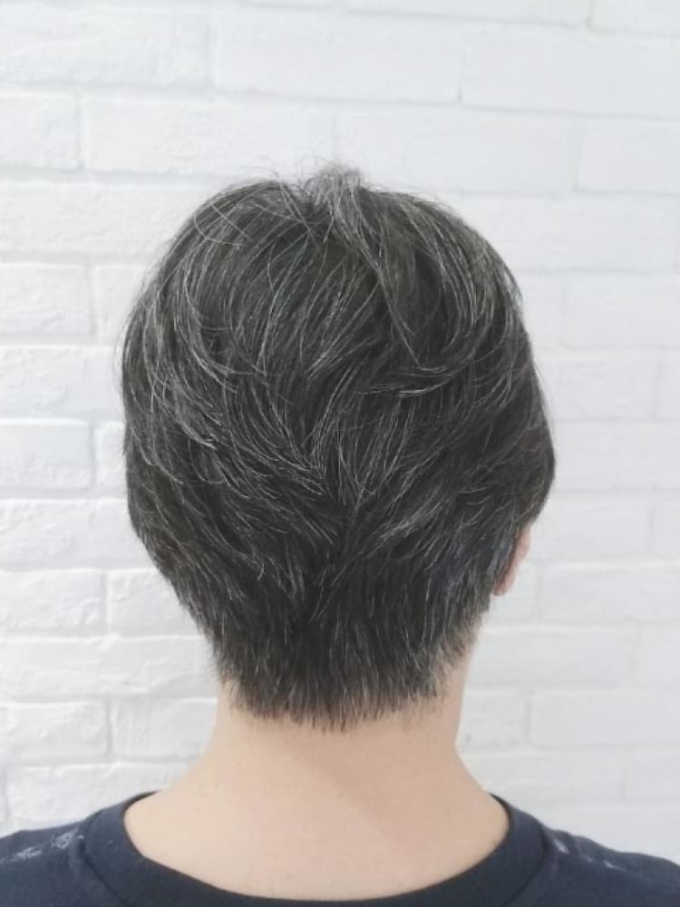 くせ毛を生かしたショート ヘアカタログ Ash 石神井公園店 福嶌 晋作 ヘアサロン 美容院 Ash オフィシャルサイト