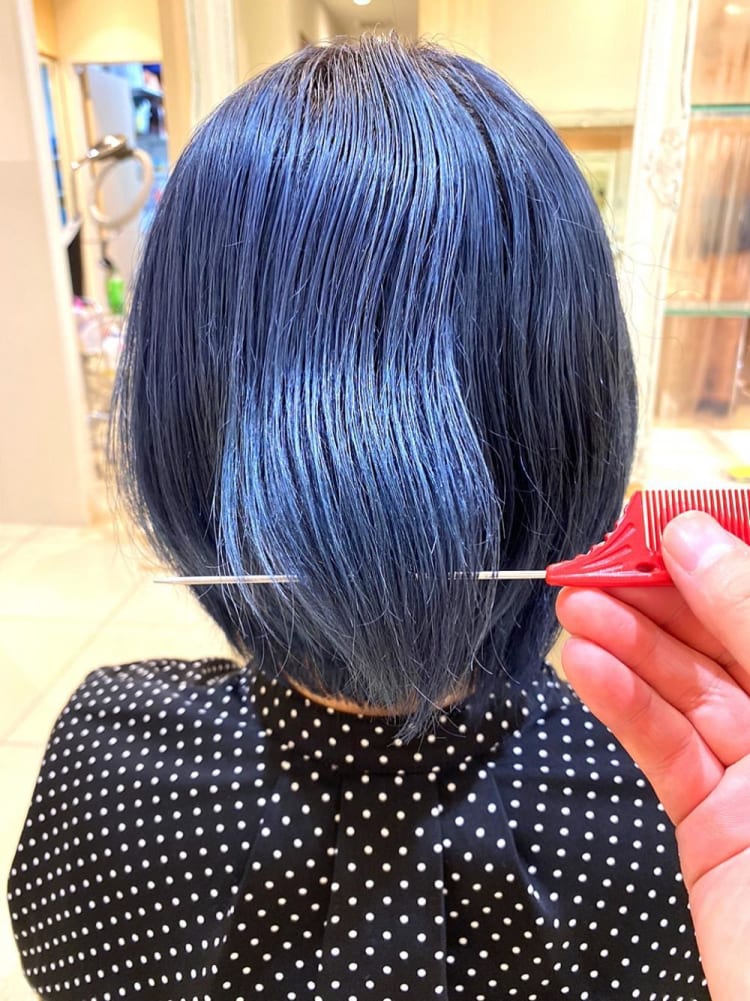 人気 ネイビーブルー ヘアカタログ Ash 三ツ境店 松本 亮 ヘアサロン 美容院 Ash オフィシャルサイト 人気 ネイビーブルー ヘアカタログ Ash 三ツ境店 松本 亮 ヘアサロン 美容院 Ash オフィシャルサイト