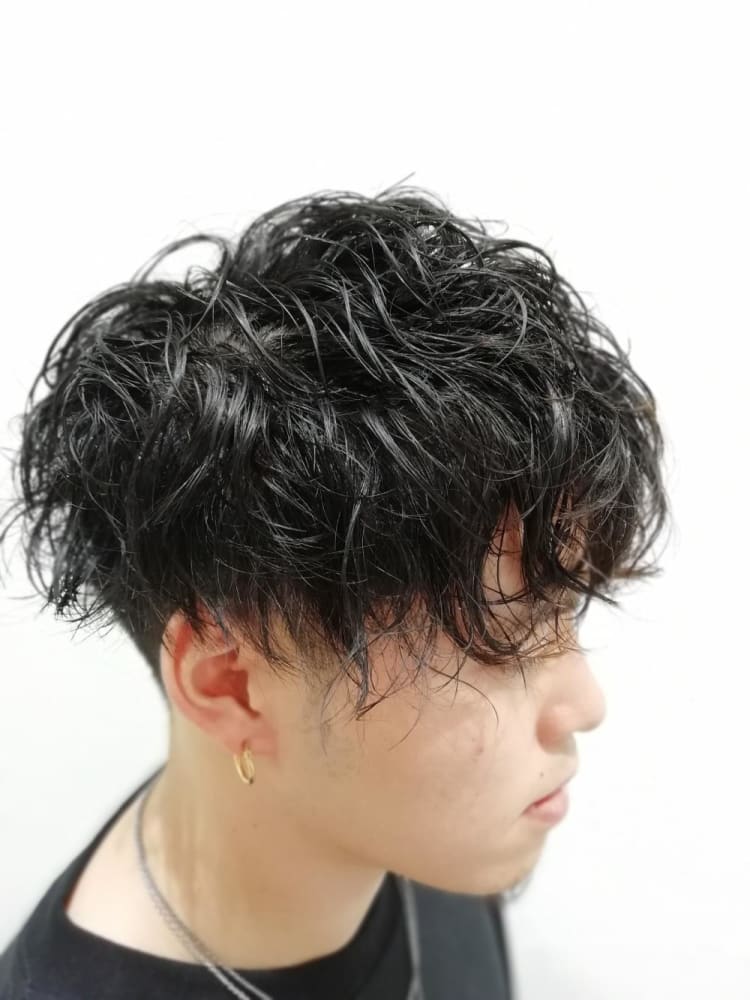 マッシュ スパイラルパーマ ヘアカタログ Ash 元住吉店 木村 和人 ヘアサロン 美容院 Ash オフィシャルサイト