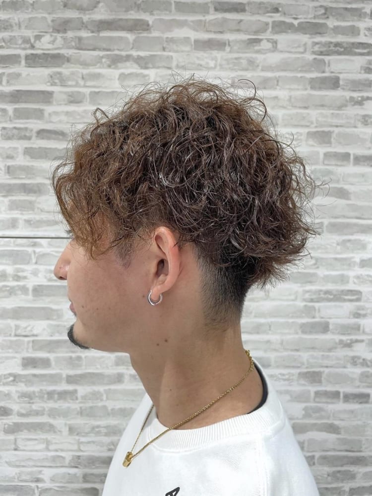 メンズ スパイラルパーマ ヘアカタログ Ash 高円寺店 山口 直人 ヘアサロン 美容院 Ash オフィシャルサイト