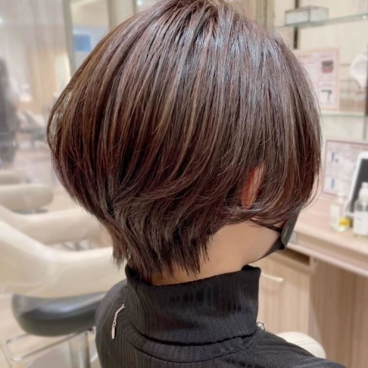 ほんのりハイライトショート ヘアカタログ Ash 横浜店 竹松 由佳 ヘアサロン 美容院 Ash オフィシャルサイト